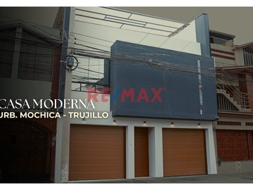🏡 ¡Tu hogar de lujo te espera en Urbanización Mochica!

✨ 150 m² llenos de estilo, confort y modernidad.

🌟 PRIMER PISO:
🚗 2 cocheras amplias par
