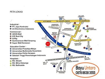 Telaga Legok type 46/72 3Kt hanya 400 juta an,15mnt ke Exit Toll