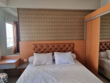 Apt. Puncak Dharmahusada City view hadap selatan Fully furnished