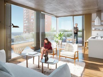 Venta Apartamento 2 dormitorios con balcón al frente CENTRO