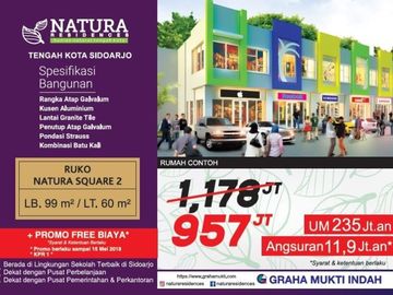 Bagus, Ruko Natura Residence, Siap Huni, Sidoarjo | Br200 E