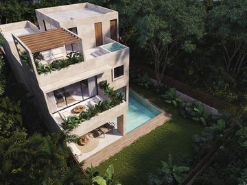 Villa de 5 recamaras, alberca privada, jacuzzi, acabados de lujo, roof top, cuar