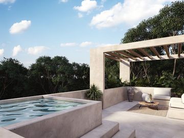 Villa de 5 recamaras, alberca privada, jacuzzi, acabados de lujo, roof top, cuar