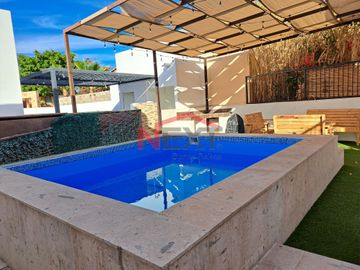 VENTA CASA DE 1 PLANTA CON ALBERCA EN COUNTRY CLUB SAN CARLOS, SONORA.