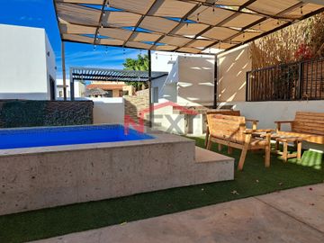 VENTA CASA DE 1 PLANTA CON ALBERCA EN COUNTRY CLUB SAN CARLOS, SONORA.
