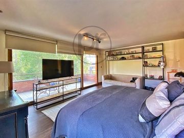 Las Condes, Venta depto 4 dorm, + serv., 2 estar, parque