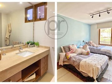 Las Condes, Venta depto 4 dorm, + serv., 2 estar, parque