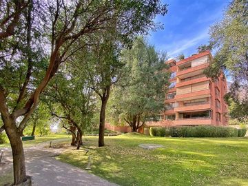 Las Condes, Venta depto 4 dorm, + serv., 2 estar, parque
