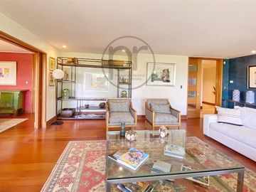 Las Condes, Venta depto 4 dorm, + serv., 2 estar, parque