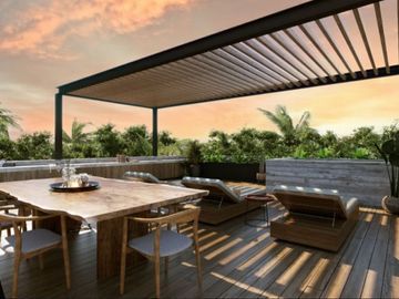 Condo con concierge, cine, spa, gimnasio, sky lounge, restaurante