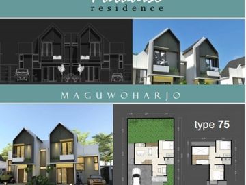 RUMAH 2 LANTAI SHM TERBAIK DI MAGUWOHARJO DESIGN KEKINIAN UNDER 1M