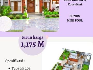 Rumah Etnik Jakal KM 10 BONUS Minipool legalitas komplit.