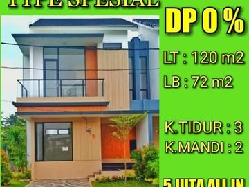 RUMAH 2 LANTAI Pesona SAWANGAN RESIDENCE Muchtar raya no 1 sawangan depok