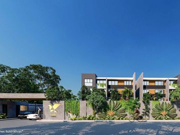 Departamentos en venta en Temozon Norte Merida con Super amenidades Mod B