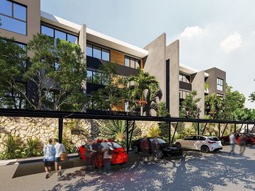 Departamentos en venta en Temozon Norte Merida con Super amenidades Mod B