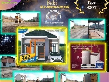 Rumah Syariah Madina Asri Kudu Baki Di Baki Sukoharjo