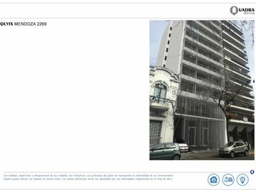 Rosario: Mendoza 2267 - Edificio Quadra LIX - Departamento 3 dormitorios de 124,10 m2 frente y contrafrente, Santa Fe, Argentina