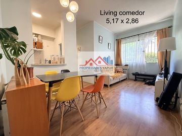 Amplio depto 47m2 Curicó 424 esquina Lira 2D 2B primer piso