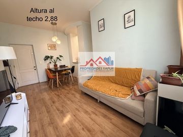 Amplio depto 47m2 Curicó 424 esquina Lira 2D 2B primer piso
