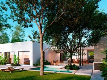 Casa en venta en privada Dzidzil-Ha en merida de una planta y 3 habitaciones 931