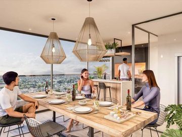 Venta apartamento 1 dormitorio con terraza con parrillero en Cordón, Montevideo