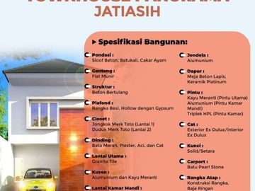 READY STOK!! Perumahan Jatiasih 2 Lantai | TOWNHOUSE PANORAMA JATIASIH