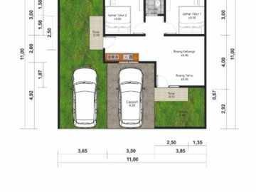 Rumah Minimalis dalam Cluster dekat RSUD Sleman