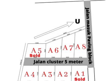 Rumah Minimalis dalam Cluster dekat RSUD Sleman