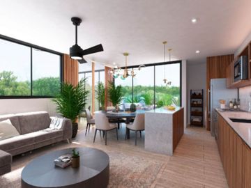 Condominio con terraza privada, Alberca, area de bar pre-construccion,  Zona Nor