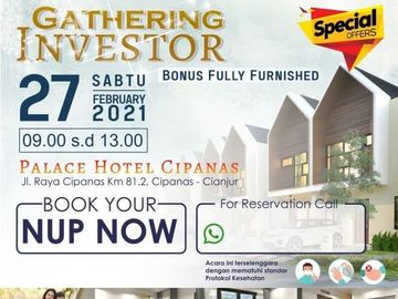 Amankan Segera Booking Hanya 1Juta Rumah Villa 2LT di Puncak Cianjur