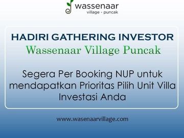 Amankan Segera Booking Hanya 1Juta Rumah Villa 2LT di Puncak Cianjur
