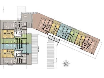 Apartamento 2 dormitorios con amplia terraza en primera línea del mar en Punta del  Este, Playa Mansa parada 39