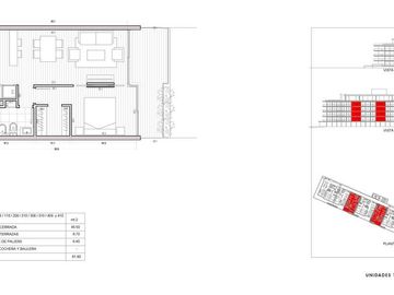 Apartamento 2 dormitorios con amplia terraza en primera línea del mar en Punta del  Este, Playa Mansa parada 39