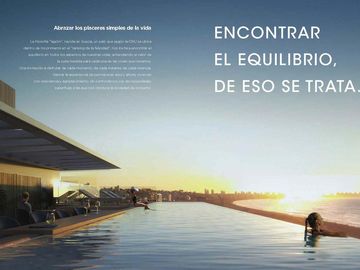 Apartamento 2 dormitorios con amplia terraza en primera línea del mar en Punta del  Este, Playa Mansa parada 39