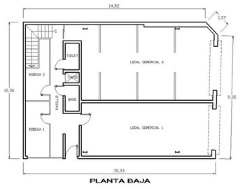 EDIFICIO COMERCIAL DE TRES NIVELES EN VENTA