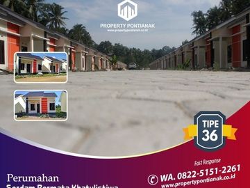 WA. 0822-5151----- (T-sel), Jual Rumah Jalan Sungai Raya Dalam Pontianak, Rumah Tipe 36 Pontianak