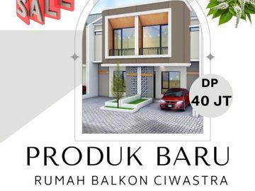 BONUS Balkon dan Teras Depan Buat Bersantai Rumah Modern di Ciwastra Bandung Timur