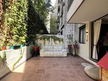 Se arrienda Dpto con Patio , 2H,2B, estacionamiento y bodega