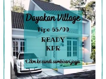 Jual Cepat Rumah Baru Jogja di Dayakan Sleman