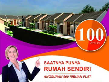 Rumah Murah Cicilan 900 Ribuan Flat