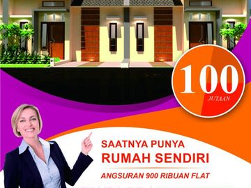 Rumah Murah Cicilan 900 Ribuan Flat