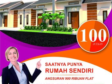 Rumah Murah Cicilan 900 Ribuan Flat