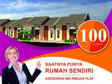 Rumah Murah Cicilan 900 Ribuan Flat