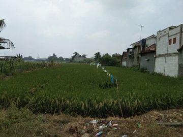 (GA20267-CS) DIJUAL : Tanah eks pabrik dan sawah dekat toll di Kerawang Timur, Karawang