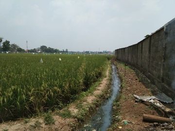 (GA20267-CS) DIJUAL : Tanah eks pabrik dan sawah dekat toll di Kerawang Timur, Karawang