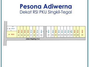 Sertipikat SHM 70 Jt-an Dekat RS PKU Singkil-Tegal