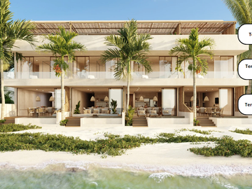 Villa frente al mar en Telchac Puerto Yucatán 3 recámaras
