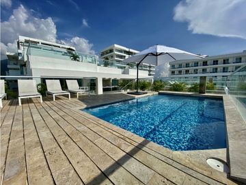 VENTA APARTAMENTO CON PISCINA PRIVADA PLAYA DORMIDA SANTA MARTA