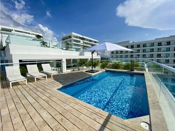VENTA APARTAMENTO CON PISCINA PRIVADA PLAYA DORMIDA SANTA MARTA