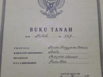 Jual Tanah di Belu Nusa Tenggara Timur